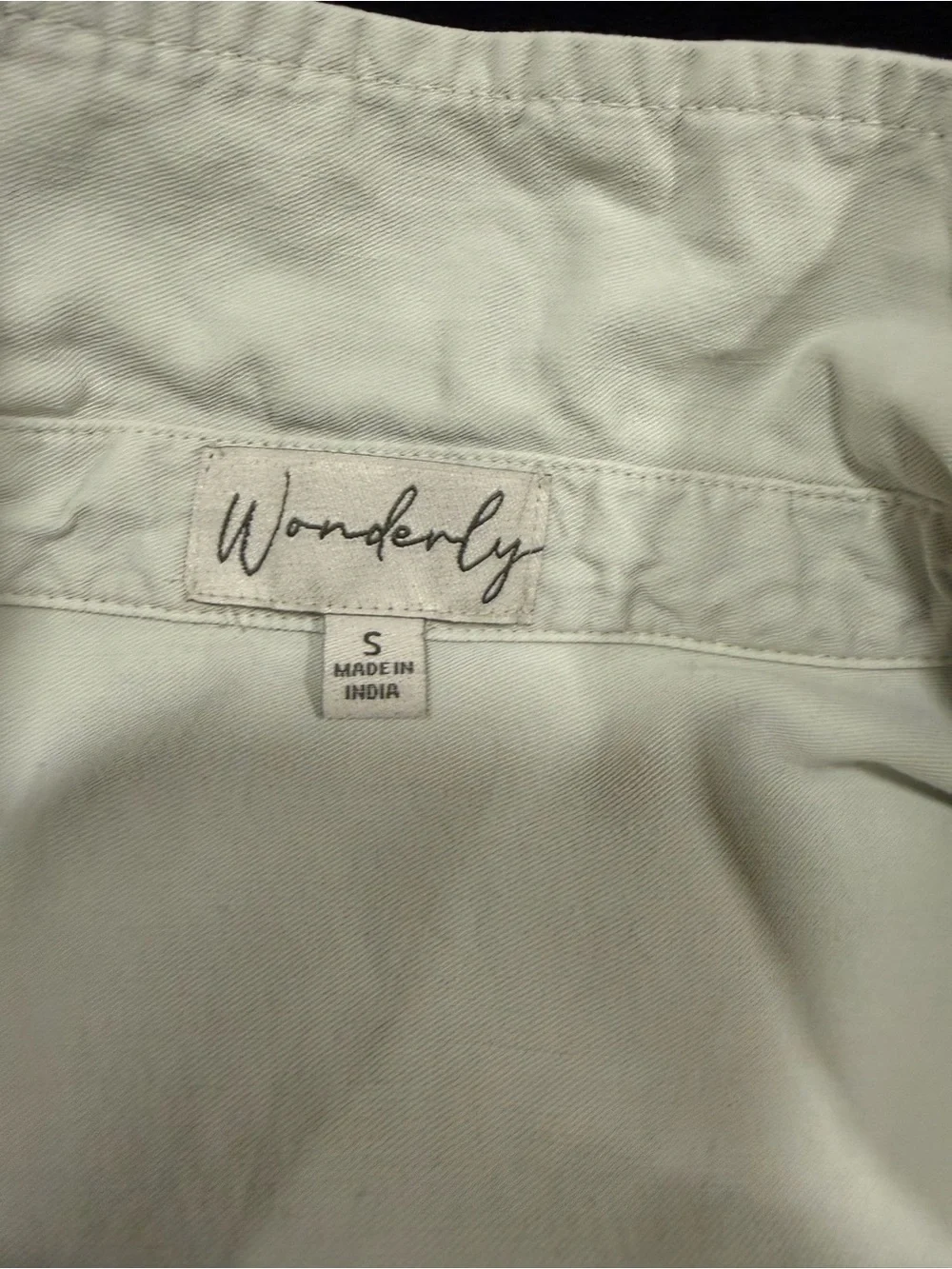 Wonderly Sleeveless Collared Tunic Top in White